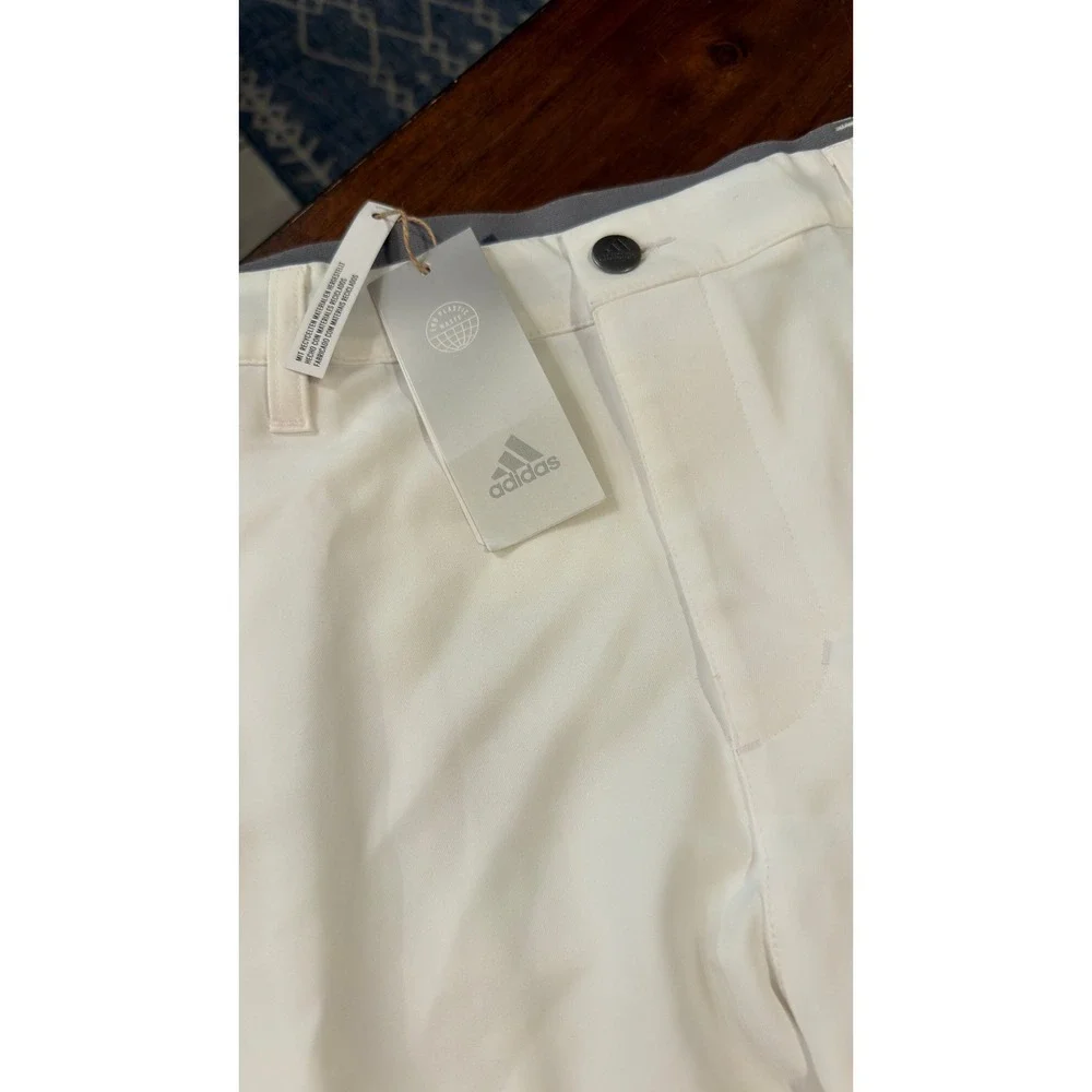 Adidas Mens Ultimate365 Tapered Golf Pants White HA6204 Size 36x32 NWT NEW